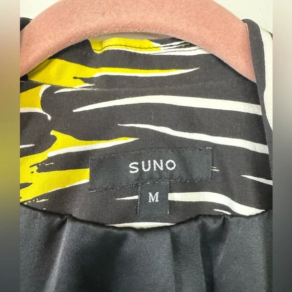 Suno 100% Silk Blazer | Eye-Catching Print | Size M - Picture 9 of 17